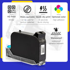 Yhan 2588 compatible quick-dry ink cartridge 12.7mm print height universal for unencrypted handheld printer