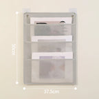 Document Hanging Storage Bag Oxford Cloth Storage Pocket Chart Hanging File Folding Holder Cascading Fabric Organizer For Office