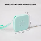 Deli 1.5m 2m Measure Tape Double Scale Body Sewing Flexible Ruler for Kids Aldult Height Waist Measuring Tailor Craft Soft Ruler