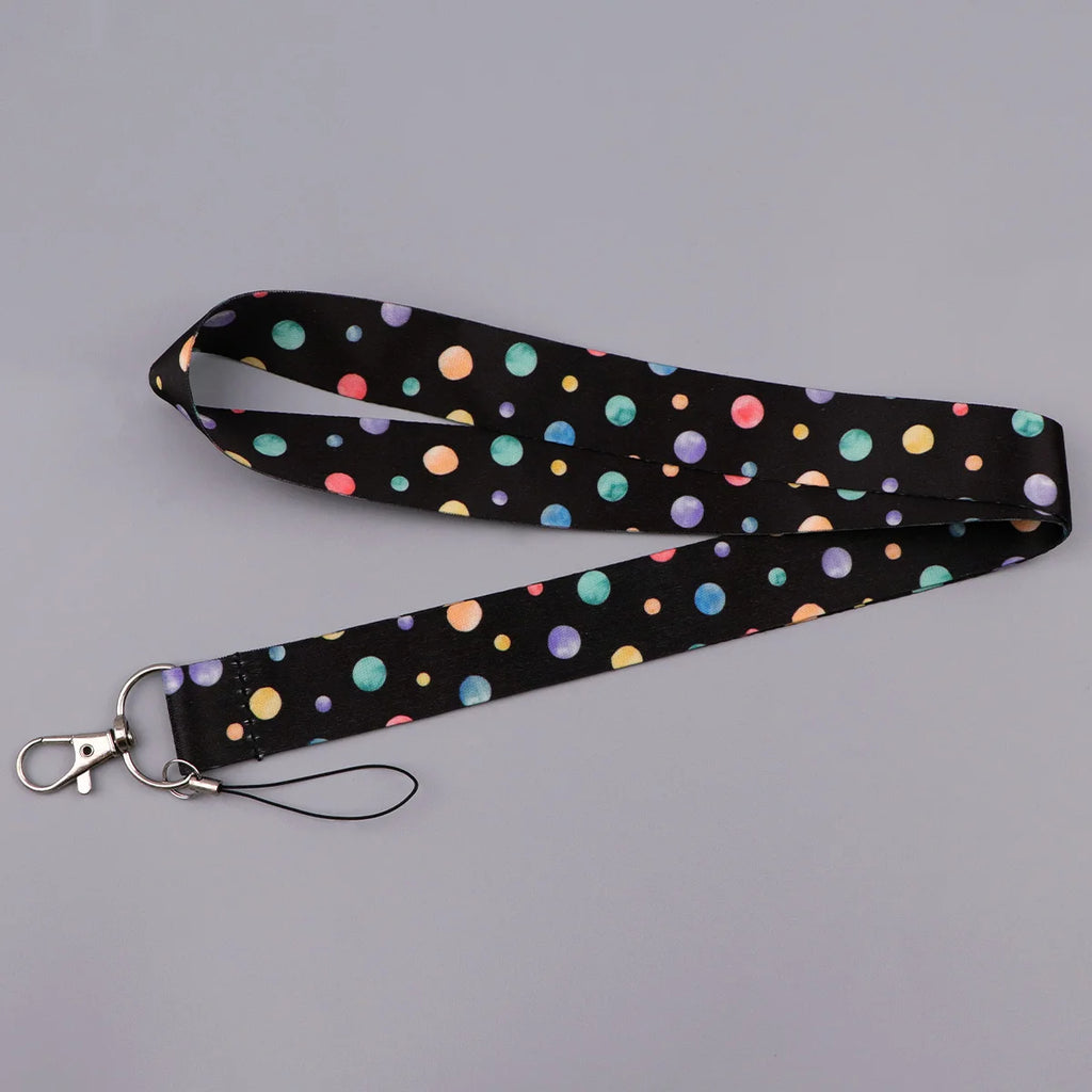Heart Credential Holder Minimalist Style Lanyards for Key Neck Strap For Card Badge Gym Keychain Keyring Accessories Gifts