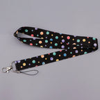 Heart Credential Holder Minimalist Style Lanyards for Key Neck Strap For Card Badge Gym Keychain Keyring Accessories Gifts