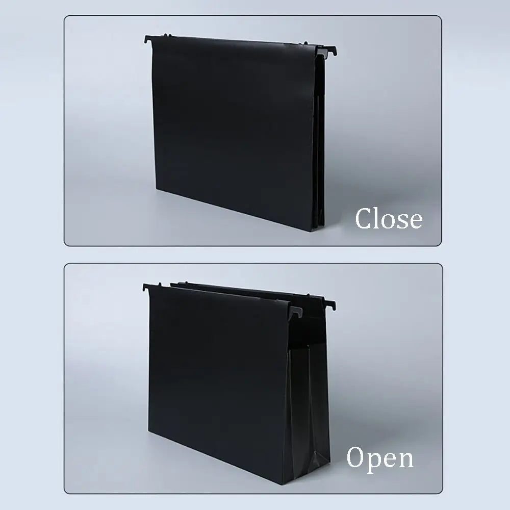Document PP Hanging Folder A4 Bilateral Hook File Folder Waterproof Side Expandable Design Data File Bag