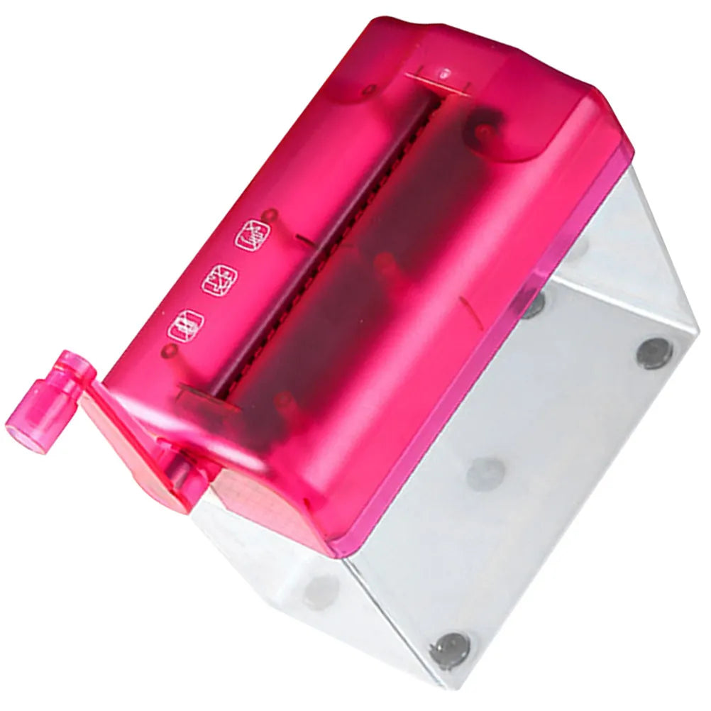 Small Manual Shredder Portable Hand Operated Paper Shredder for Confidential Document Destruction Office Supply Household School