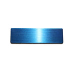 20pcs Laser Engraving Name Badge Holder Round Corner Stainless Steel Badge Blank Material 70x20mm