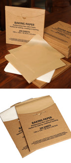 Parchment Paper Baking Paper Square Non-Stick Precut 4” to 12” Grilling Oven Air Fryer Steaming Burger Paper Baking Supplies
