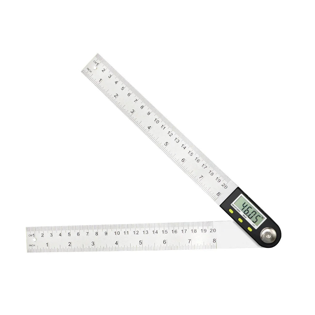 SHANHR 200 MM/300 MM Digital Angle Ruler Stainless Steel Electronic Angle Meter Electronic Protractor Goniometer Angle Gauge