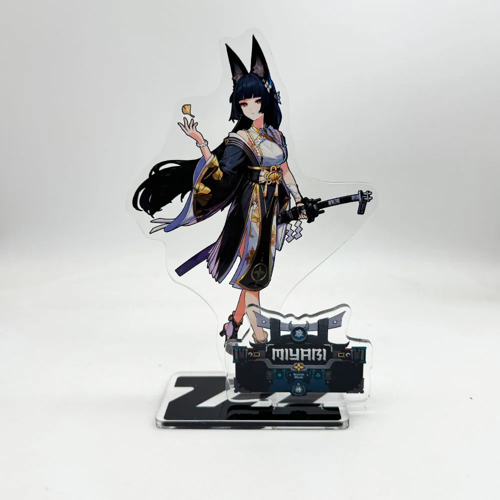 Game Zenless Zone Zero Ye Shun­guang Dialyn Hoshimi Miyabi Anime Acrylic Stand Model Plate Keychain Desk Decor Collection gift
