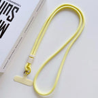 Candy Color Crossbody Colorful Long Strap for Mobile Phone Adjustable Lanyard Necklace Hanging Rope Anti-Lost Accessories