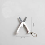 Portable Scissors For Office Students Mini Stainless Scissors Folding Scissors Multifunctional