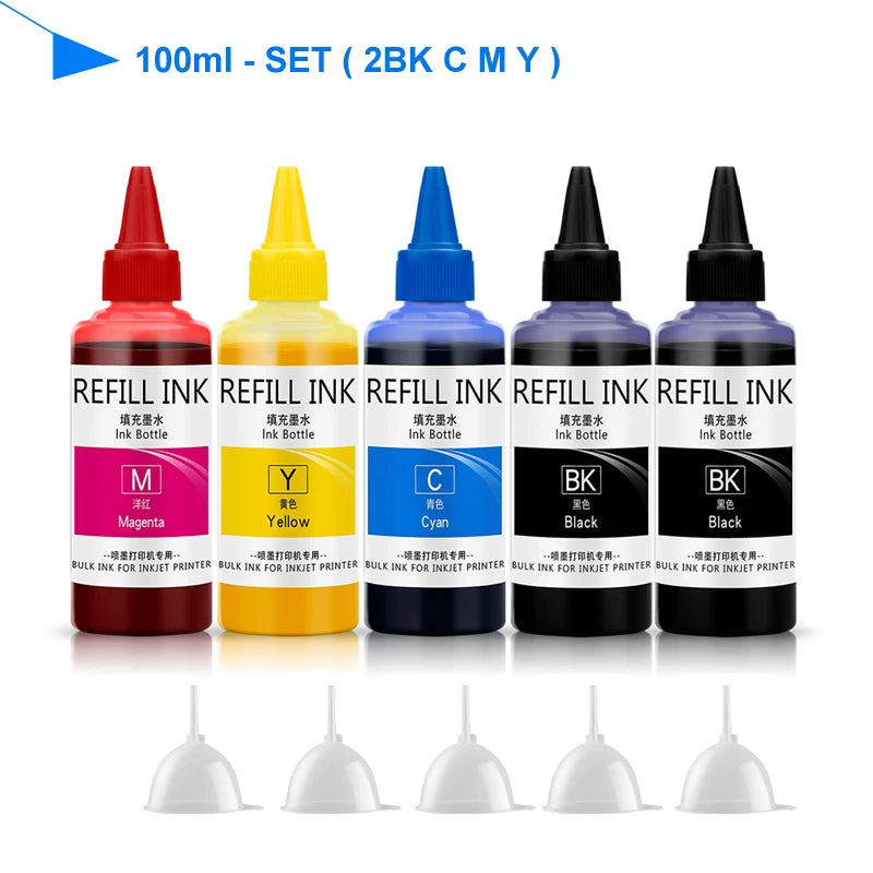 Universal Sublimation ink with Coating for Epson desktop printer heat transfer for T-shirt face mask cotton Mugs 100ml