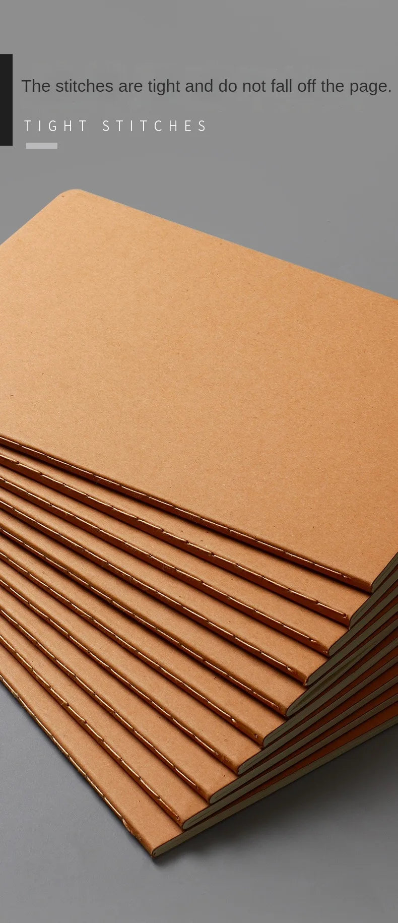 Notebook A5 Kraft Cover Vintage Diary Blank/grid/lined Stationery Planner Writing Paper for Students School Office Supplies