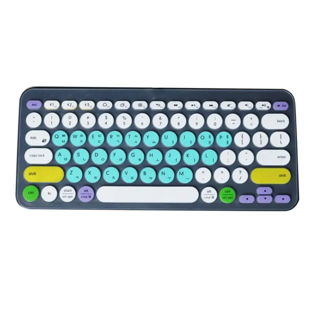 Transparent Korean Keyboard Cover Durable Wear-resistant Protective Skin Dustproof TPU for Logitech k380