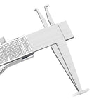 Double Inner Groove Vernier Digital Caliper 0.01mm Inner Groove Electronic Vernier Caliper Inner Hole Diameter Measurement Tool