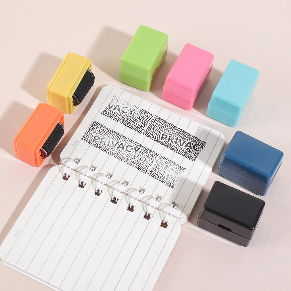 Theft Protection Roller Stamp for Privacy Confidential Data Guard Your Security Stamp Roller Privacy Seal Roller Theft Protect