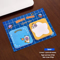 1Pcs Kawaii Cartoon Animal Sticky Notes Sticker 60Sheets Cute Rabbit Bear Capybara Astronaut Memo Pad School Office Stationery