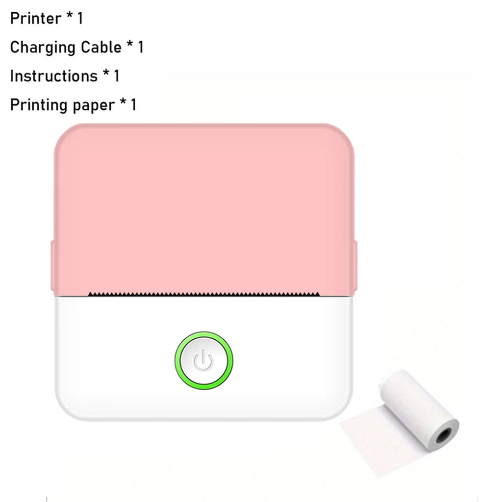X6 Mini HD Portable Label Thermal Printer Endurance Bluetooth Printer for Student Error Title Note Wrong Pocket Inkless Printing