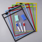 File Set Hanging Set Storage Bag Pet Transparent Dry Erase Bag Document Holder Clear Plastic Organizer Pouch