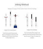Jinhao 9019 Fountain Pen Transparent Color EF/F/M Nib Ink Student School Stationery Business Office Supplies Pens for Writing