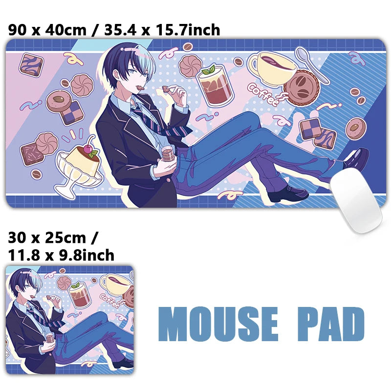 Project Sekai Birthday Full Character 25-ji Nightcord de PJSK Mouse pad Table Mat Gaming XXL Anime Mousepad Keyboard Desktop Mat