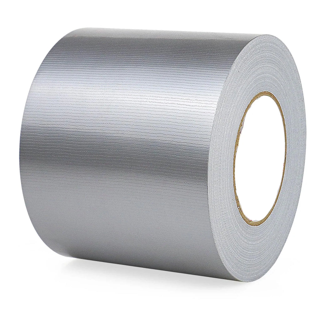 18M/59 Feet Silver Cloth Duct Tape Heavy Duct Waterproof Strong Adhesive Tape for Packing Sealing Moving Label