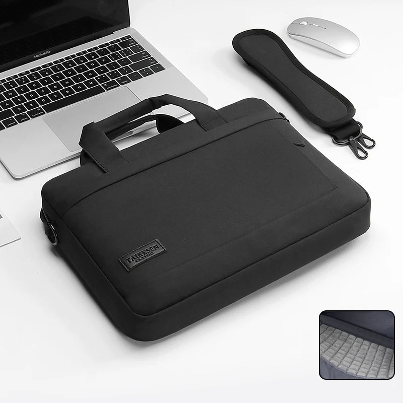 Laptop Bag Sleeve Case Shoulder Handbag For M3 M4 14 15 15.6 17 Inch Macbook Air Pro 13.3 Huawei Asus Dell Notebook Briefcases