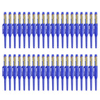 4-40Pcs White/Black/Blue/Red 45mm Deep Hole Marker Pens Long Nib Head Carpenter Pen Waterproof for Measuring Woodworking Office