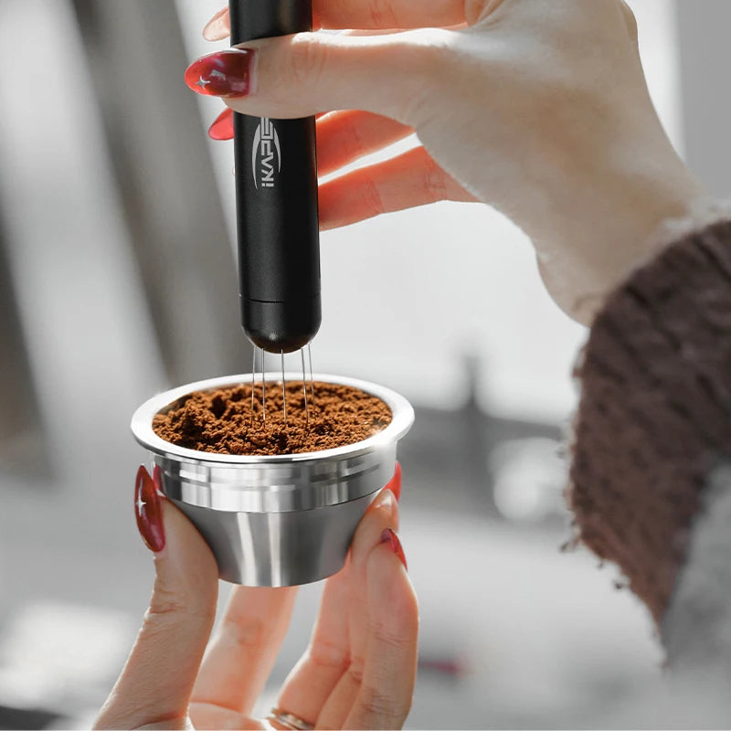 IKAPE 54mm/58mm Variable Diameter Espresso Filter Basket High Precision Extraction For Bottomless Portafilter Coffee Accessory