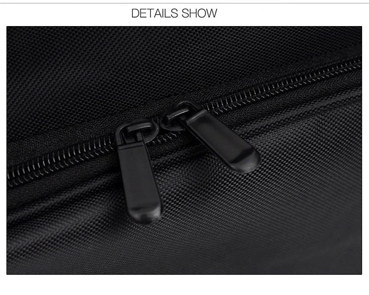 15.6 Inch 17 In Laptop Bag Business Portable Nylon Handbags Laptop Shoulder Briefcase Zipper Anti-theft Shoulder Simple Style