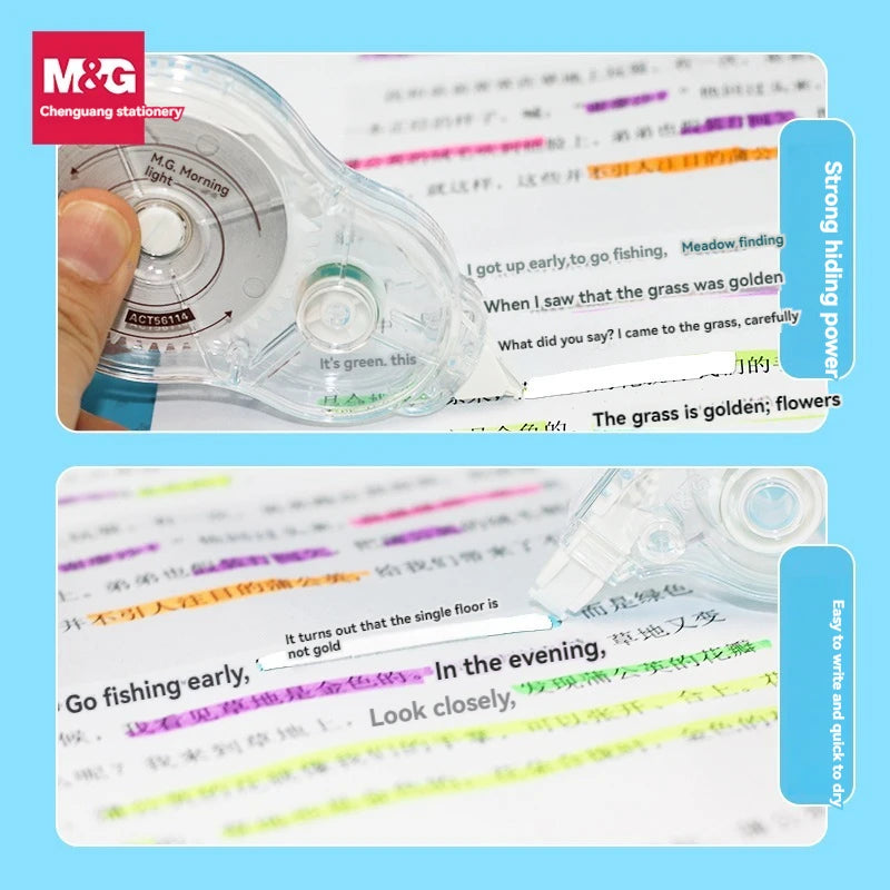 Correction tape large capacity correction tape students junior high school students multifunctional affordable installed 30m70m1