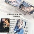 New Transparent  Photo Card Holder Box Idol Photo Storage Case Plastic Kpop Albums Photocard Small Card Collection Organizer