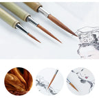 Line Drawing Brushes Chinese Mixed Hair Brush Chinese Calligraphy Small Regular Script Brush Pen Meticulous Drawing Stationery