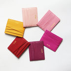 Genuine Leather Card Holder Woman Custom Name Designer Wallet Slim Luxury Card Wallet Man Engrave Initials Business Coin Purse