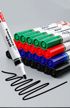 4 Colors Dry Erase Whiteboard Marker Pen Blackboard Erasable Chalk Pens Low Odor White Board Markers Office School Stationery