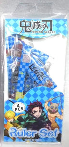 4Pcs/Set Anime Ruler Drawing Measurement Geometry Triangle Ruler Set gifts