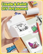 Mini Portable Wireless Label Printer  DOLEWA D2 Wireless Function, Thermal Sticker Maker, Handheld Tips, Learning Marking