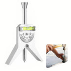 Pipe Center Finder Measure Adjustable Dial Bubble Protractor Measure Pipe Diameter Over 1/2" and Upand up With 4" Y Type Base