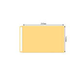 20pcs Kraft Paper Envelope with Self-adhesive Seal Tape Invitation Photo Envelope Bag Invoice Office Document Storage Envelope