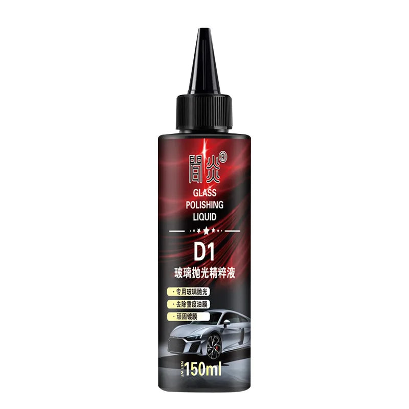 Auto Glass Polishing Liquid Light Scratch Cleaner High Gloss Film Remover Car Body Polish Spray for Windshield Shine Cleaner