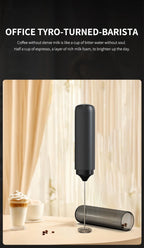 Kitchen Powerful Stirrer Milk Frother Handheld Foam Maker for Lattes Whisk Drink Mixer Coffee Electric Rechargable Egg Beater