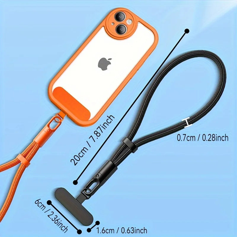 Phone Wrist Lanyard Rope Bracelet Anti Fall Drop TelePhone Hand Strap Cord Band Mobile For iPhone Samsung Cellphone Chain Charm