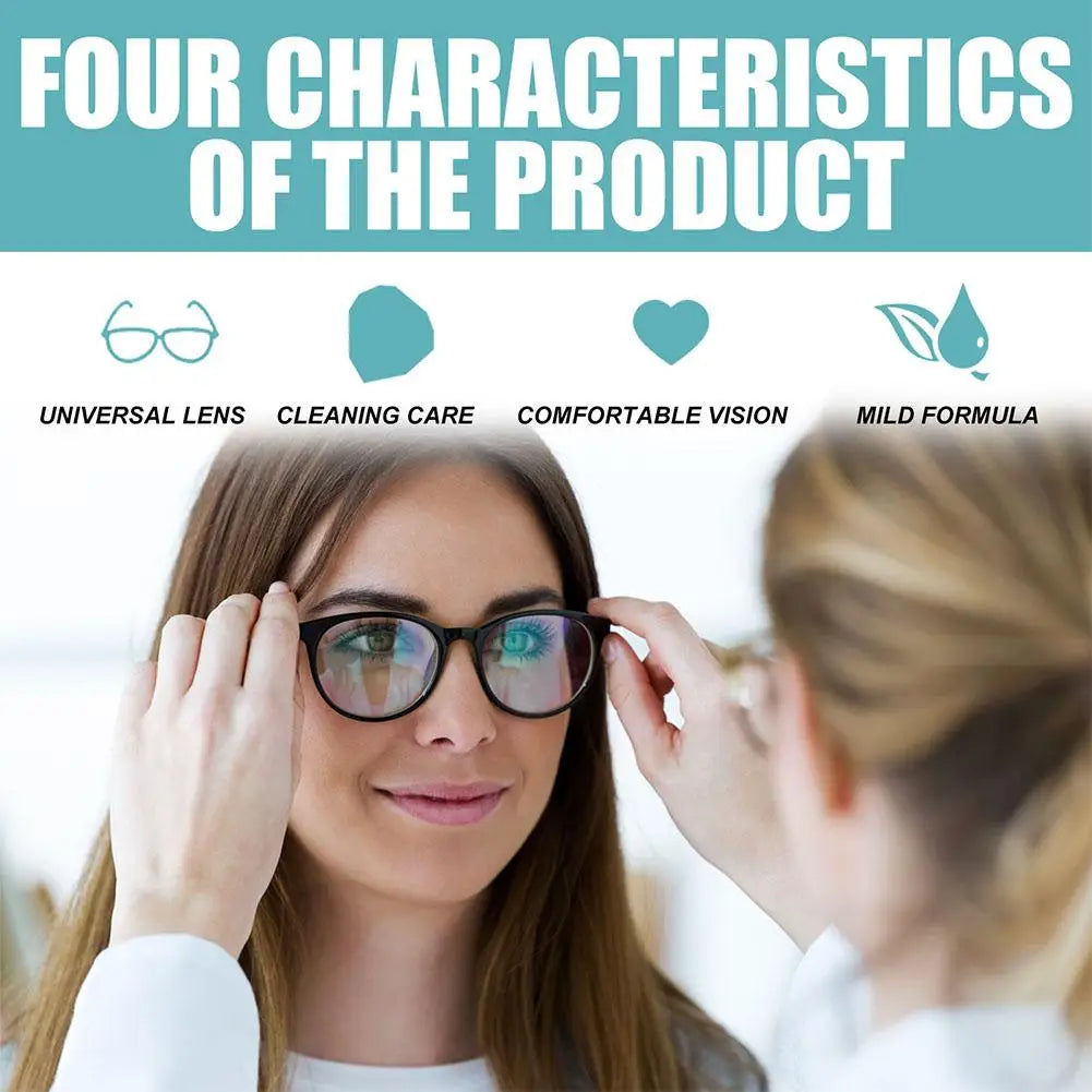 Glass Cleaner Lens Cleaner Sunglasses Eyeglass Lens Scratch Removal Spray High Concentration Cleaning Tools Glasses Repair Spray