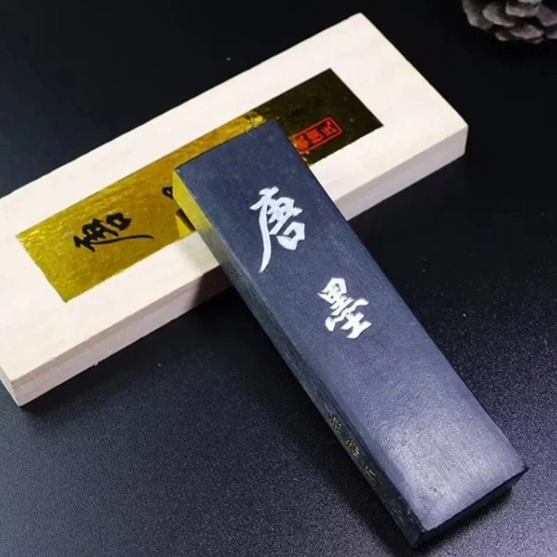 Pine Soot Ink Stick Vintage Painting Calligraphy Ink Stick Black Writing Traditional Calligraphy Solid Sumi Ink Artists Supplies