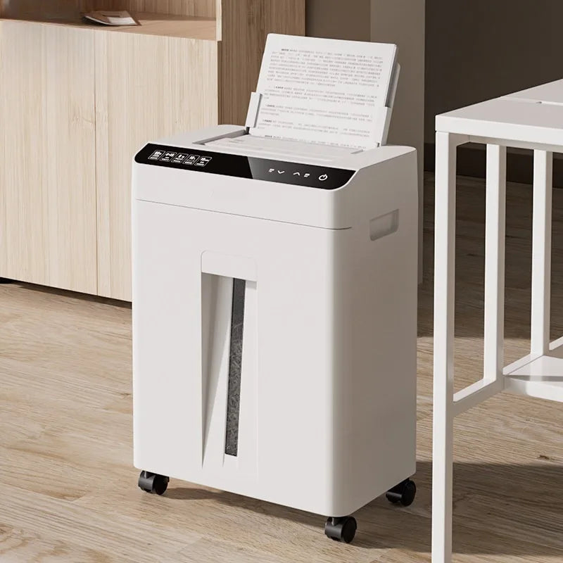 High-capacity Office Shredder with Five-level Security and Shredding Function It Can Shred Large Volumes of Documents and CDs
