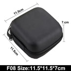 Earphone Data Storage Bag Oval Square Rectangle Cable Organizer Bags Mini Zipper Pouch Tech Gadgets Portable Charger U Disk Case