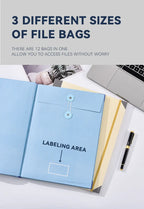 In Case I Go Missing Binder Folio Document Organizer Expanding File Folder Pockets Accordion Document Organizer Pocket Organ