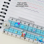 High Quality Folding Ruler Flexible and Portable Clearly Marked Scale Lightweight Measuring Tool Ideal for School & Office Needs