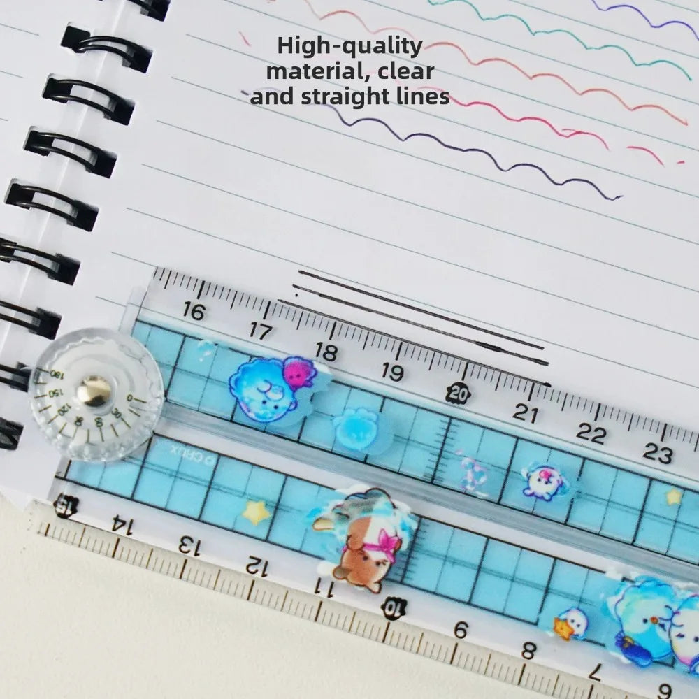 High Quality Folding Ruler Flexible and Portable Clearly Marked Scale Lightweight Measuring Tool Ideal for School & Office Needs