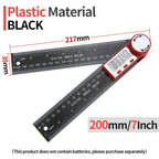 Electronic Digital Display Angle Ruler 360 Degree Woodworking Measuring Angle Instrument Protractor Angle Meter Goniometer