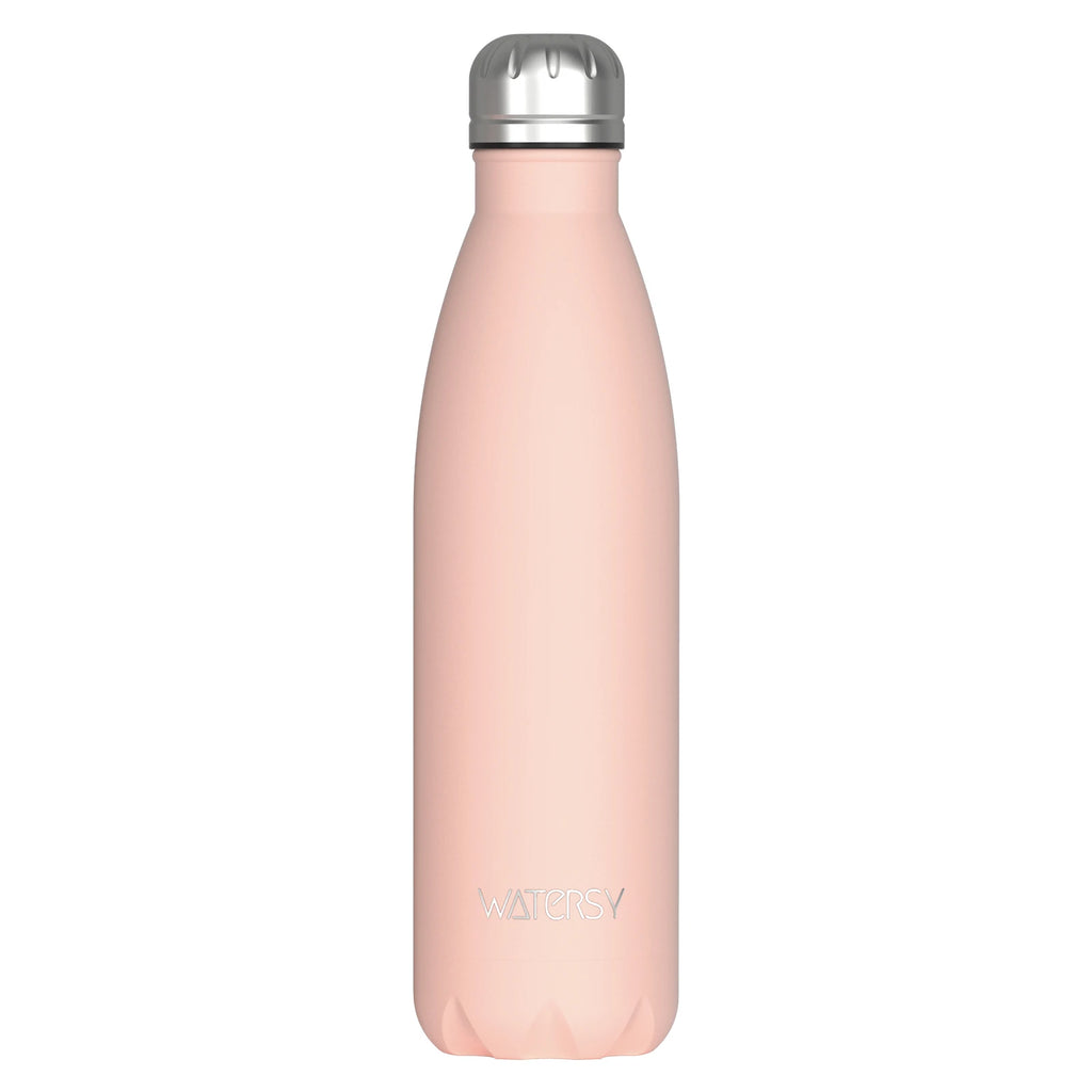 WATERSY 500ml Stainless Steel Water Bottle Insulated Vacuum Flask Double Wall Thermal Cup Keep Cold Hot Sports Kettle