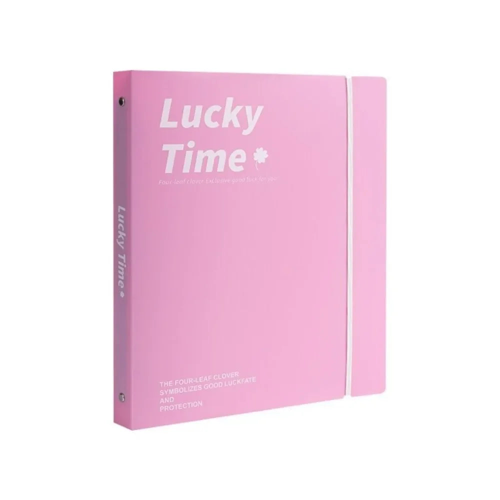 New PP A4 File Folder 3 Hole Dustproof Binder Folders Large Capacity Waterproof Loose-leaf Folder School Supplies